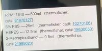 CAL-1 culture medium formula